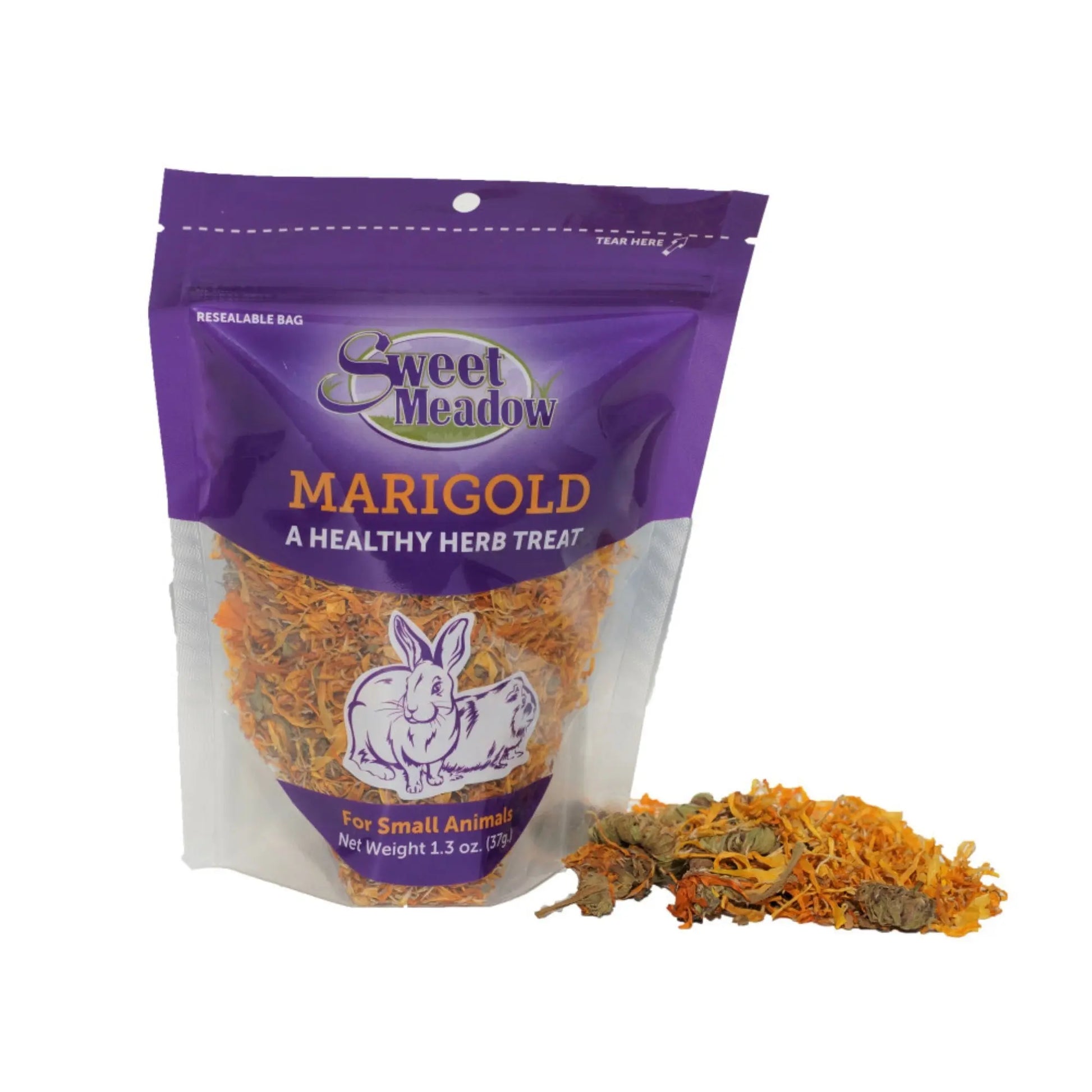 Sweet Meadow Farm Marigold Healthy Herb Small Animal Treat 1ea/1.3oz. Sweet Meadow Farms