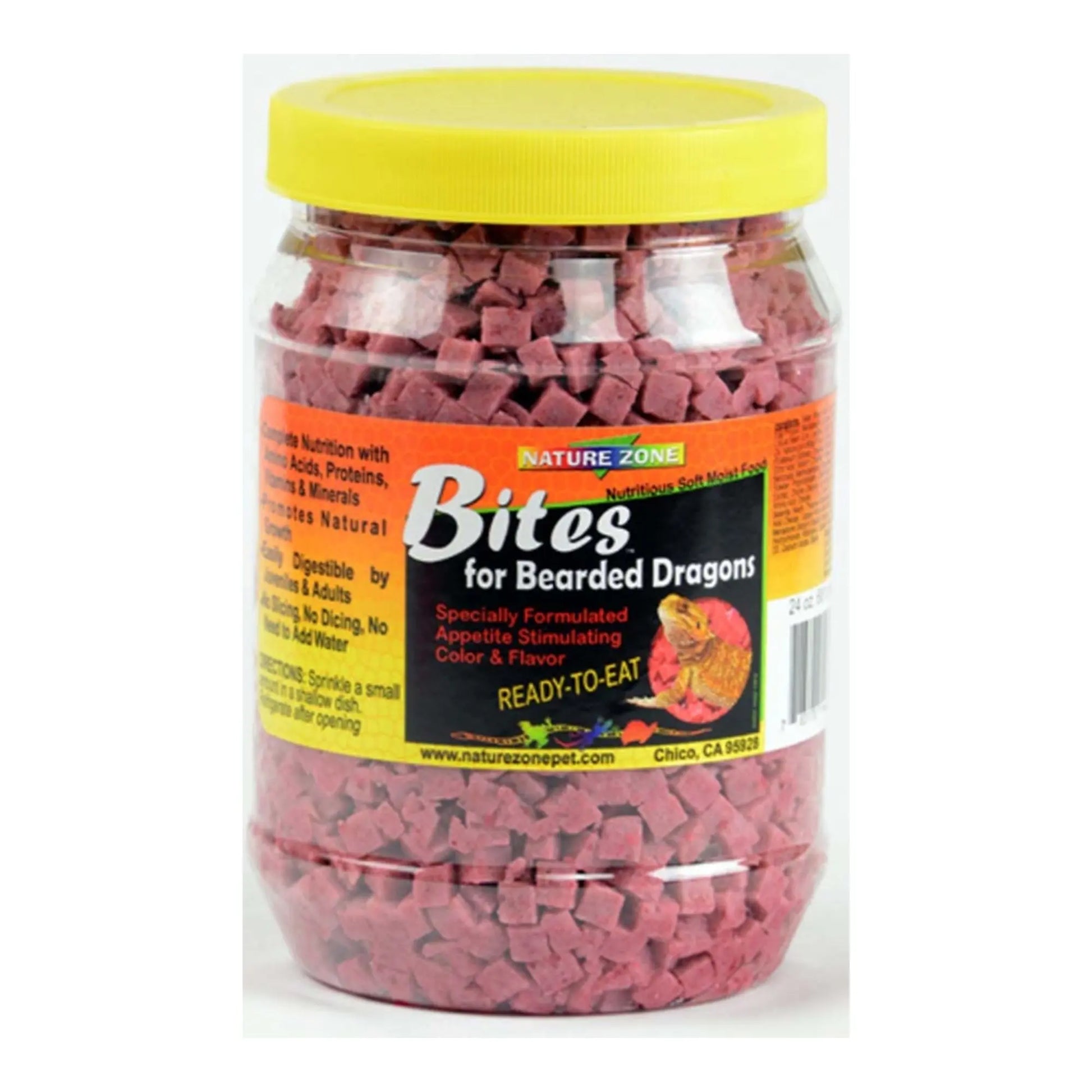Nature Zone Bearded Dragons Bites Gel Food 1ea/24oz. Nature Zone