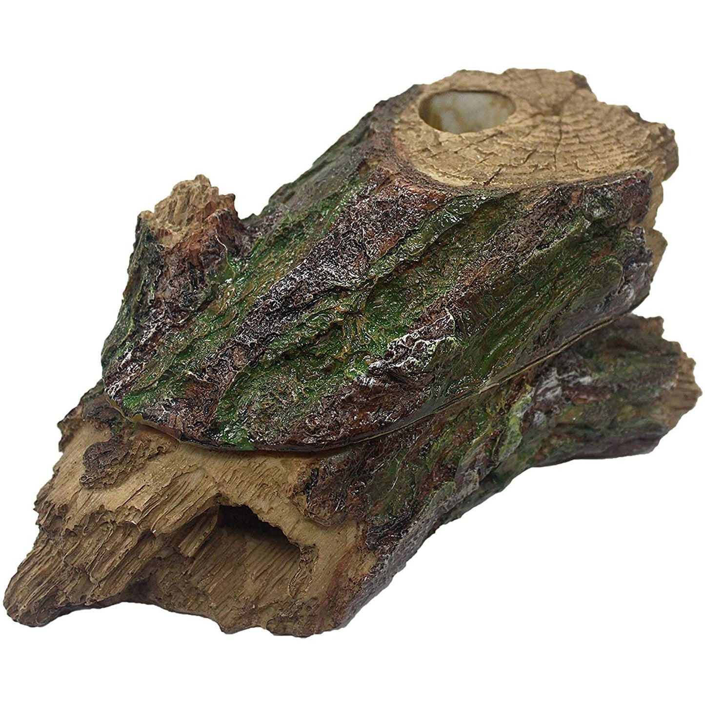Komodo Forest Den Reptile Hideout Brown, Green 1ea/One Size