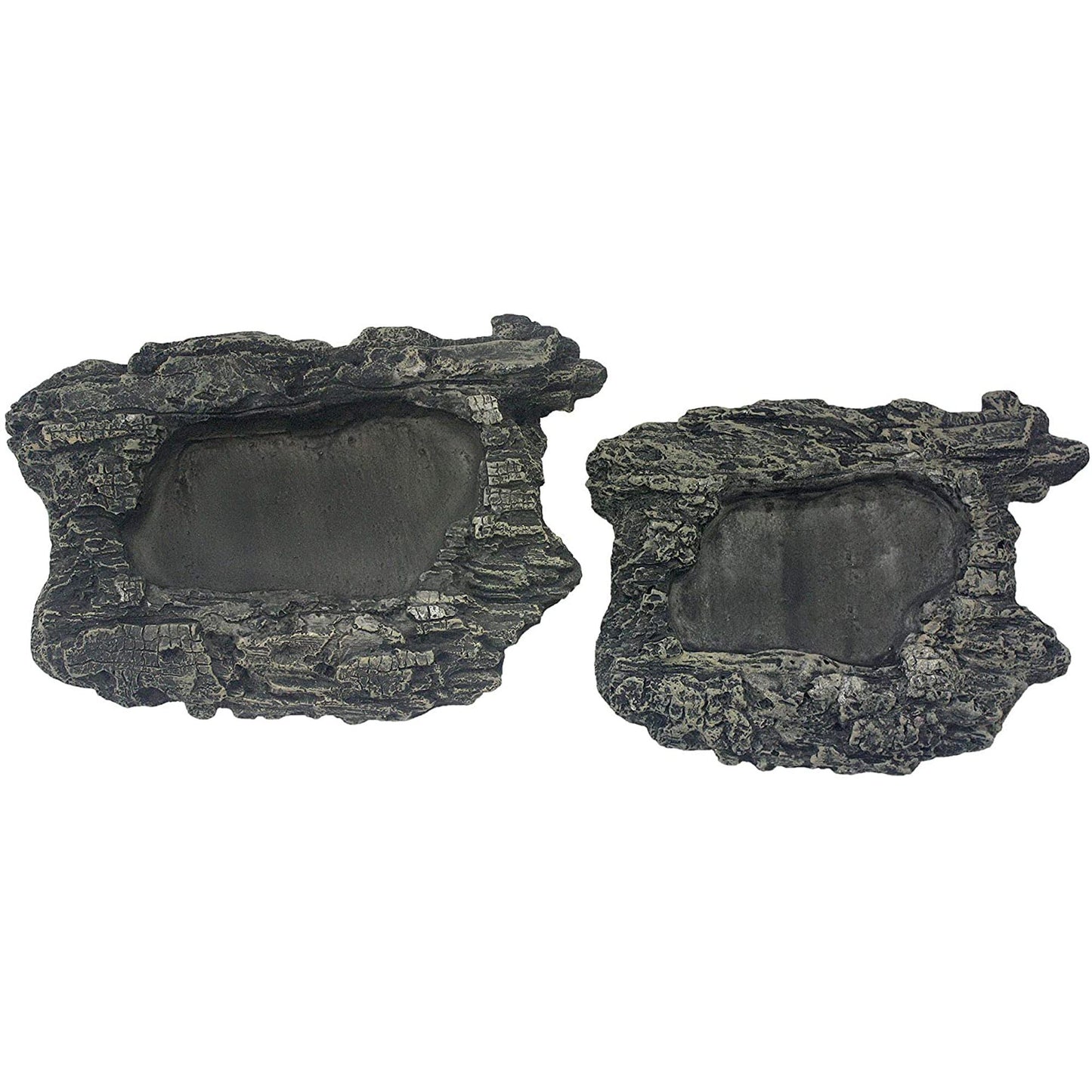 Komodo Habitat Rock Bowl Black/Tan 1ea/MD