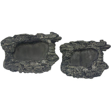 Komodo Habitat Rock Bowl Black/Tan 1ea/MD