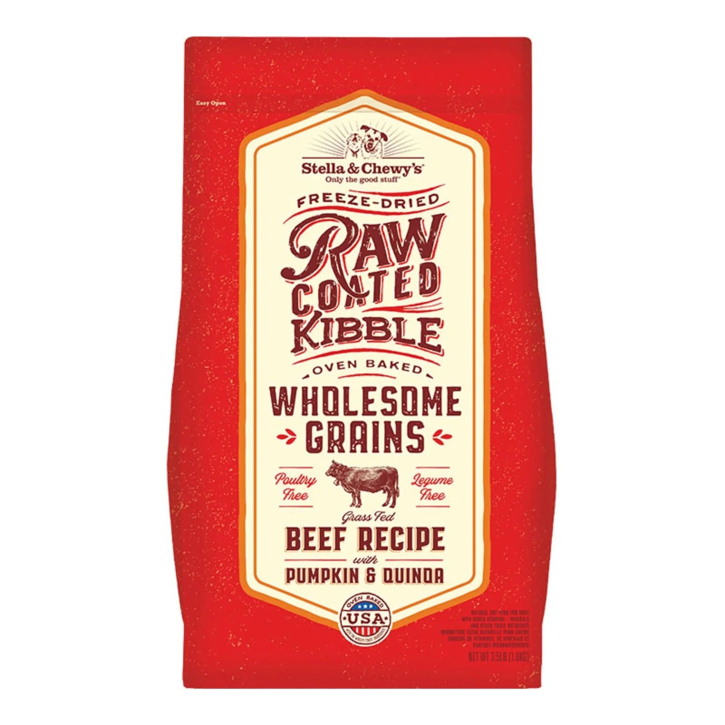 Stella & Chewy's Dog Wholesome Grain Raw Coated Beef 22Lb Stella & Chewys