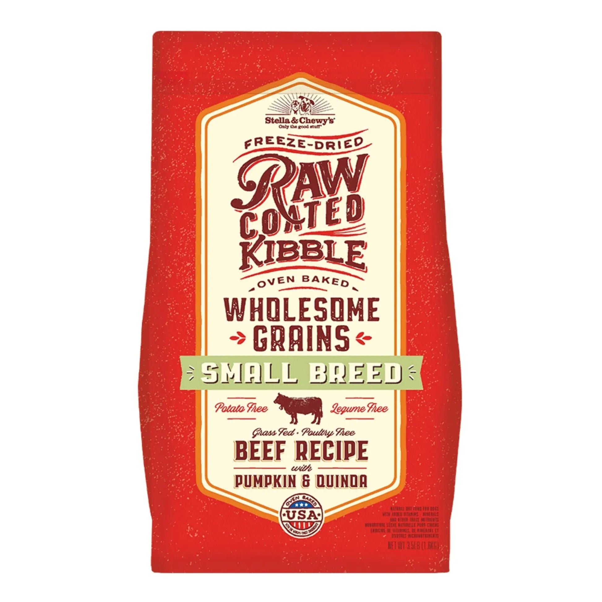 Stella & Chewy's Dog Raw Coated Small Breed Wholesome Beef 3.5Lb Stella & Chewys