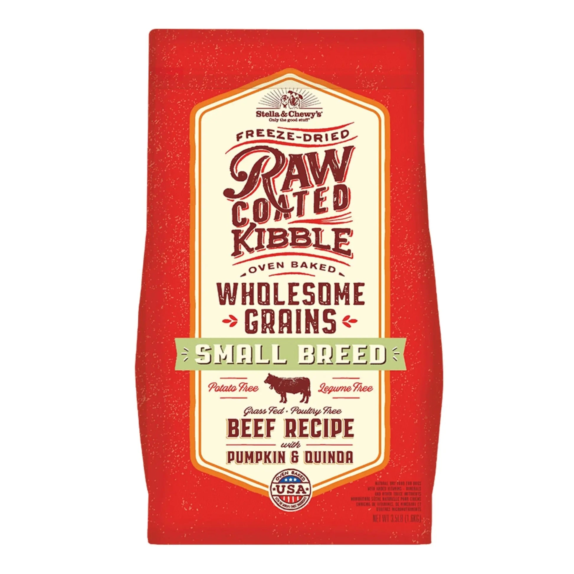 Stella & Chewy's Dog Raw Coated Small Breed Wholesome Beef 10Lb Stella & Chewys