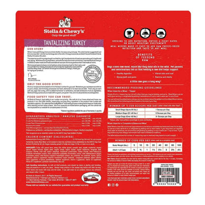 Stella and Chewys Dog Freeze-Dried Tantalizing Turkey Meal Mixers 35oz. Stella & Chewys