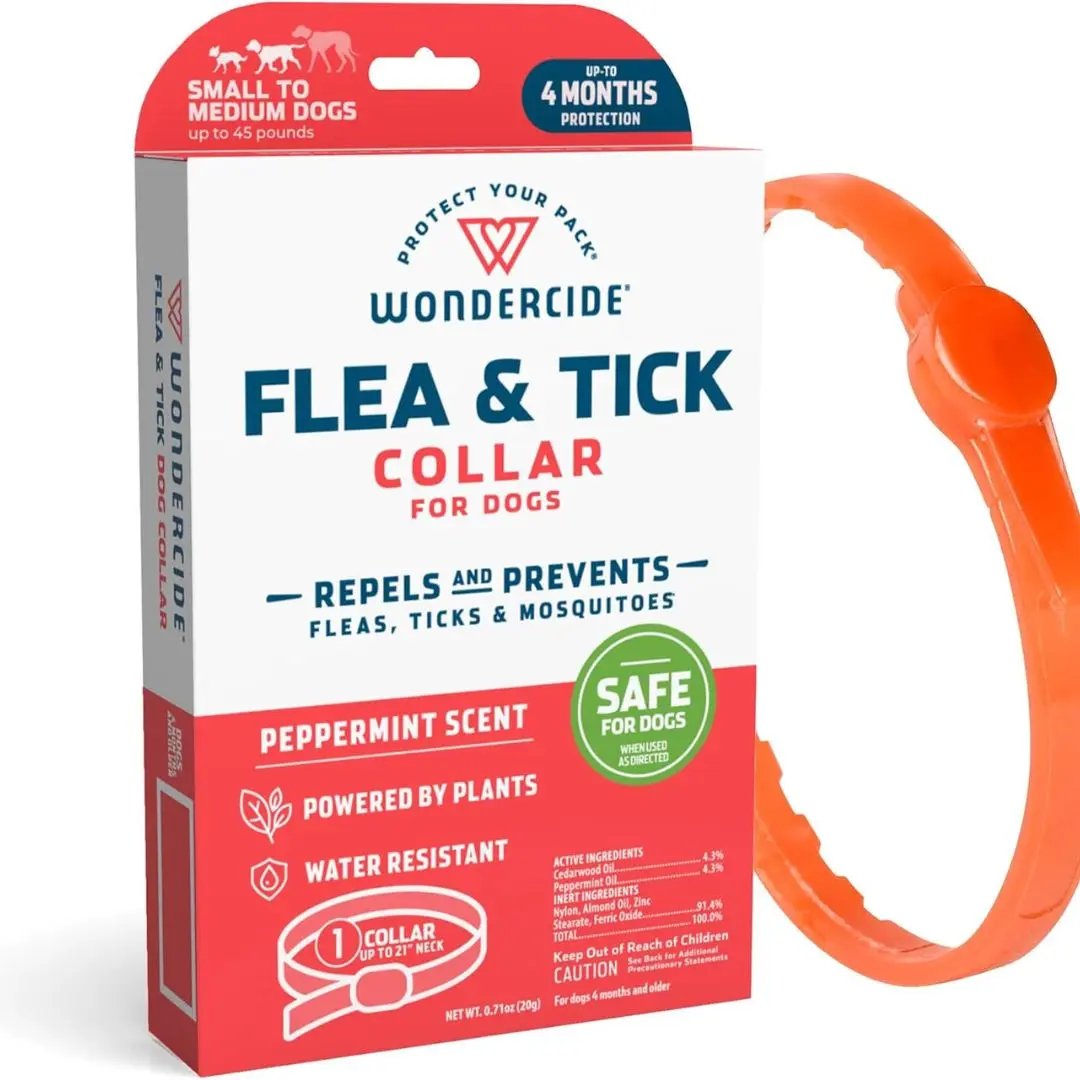 Wondercide Dog Flea Tick Collar Peppermint Large Wondercide
