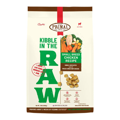 Primal Dog Freeze-Dried Kibble In The Raw Small Breed 1.5Lb Primal Pet Food