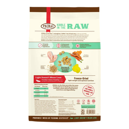 Primal Dog Freeze-Dried Kibble In The Raw Chicken 1.5Lb Primal Pet Food