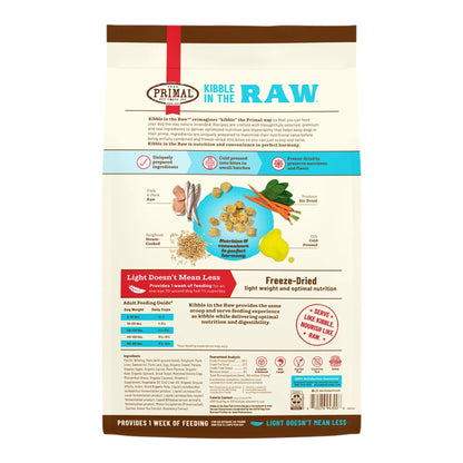 Primal Dog Freeze-Dried Kibble In The Raw Fish 1.5Lb Primal Pet Food