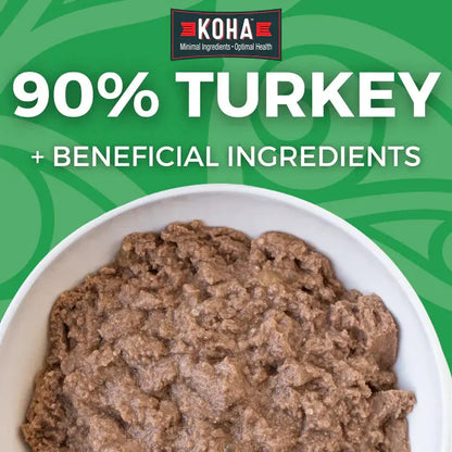 Koha Dog Limited Ingredient Grain Free 90% Turkey 13oz. (Case of 12) Koha