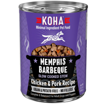 Koha Dog Grain Free Memphis Bbq Stew 12.7oz. (Case of 12)