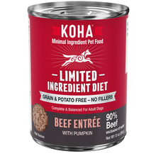 Koha Dog Limited Ingredient Grain Free 90% Beef 13oz. (Case of 12)