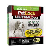 Petlock Ultra Flea & Tick Control for Dogs 11-20 Lb-4 Pk Petlock Ultra