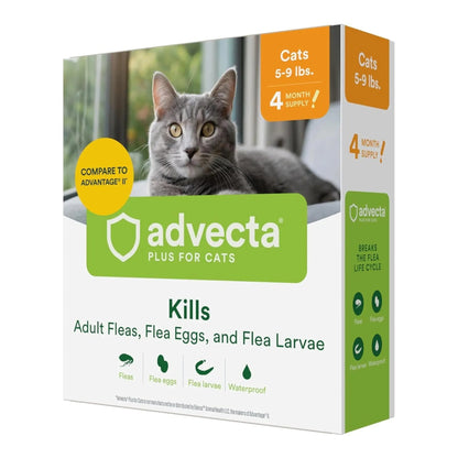 Advecta Ultra Plus For Cats 5-9 Lb-4 Pk Advecta