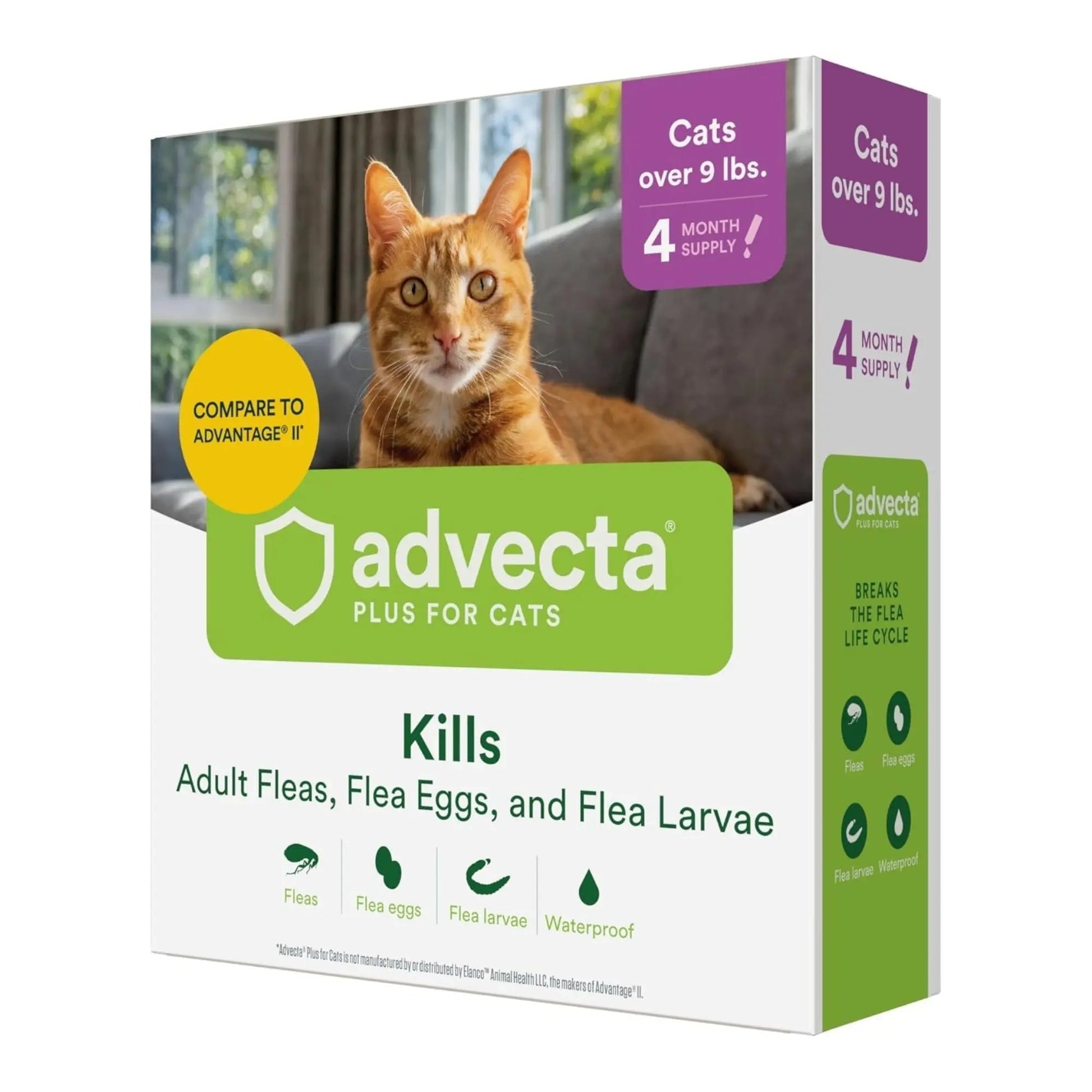 Advecta Ultra Plus For Cats > 9 Lb-4 Pk Advecta