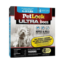 Petlock Ultra Flea & Tick Control for Dogs 5-10 Lb-4 Pk Petlock Ultra