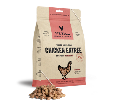 Vital Essentials Dog Freeze-Dried Mini Nibs Chicken 14oz. Vital Essentials
