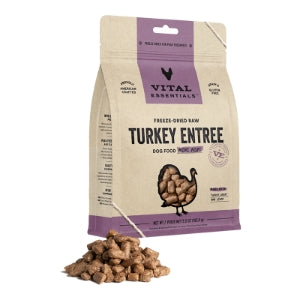 Vital Essentials Dog Freeze-Dried Mini Nibs Turkey 5.5oz. Vital Essentials