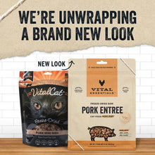 Vital Essentials Cat Freeze Dried Mini Nibs Pork 8oz. Vital Essentials