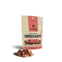 Vital Essentials Cat Freeze-Dried Treat Chicken Hearts 0.8oz. Vital Essentials