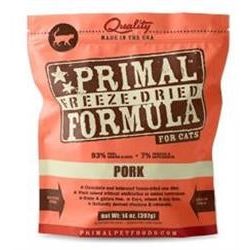 Primal Pet Foods Freeze Dried Cat Food- Pork 5.5oz. Primal Pet Food