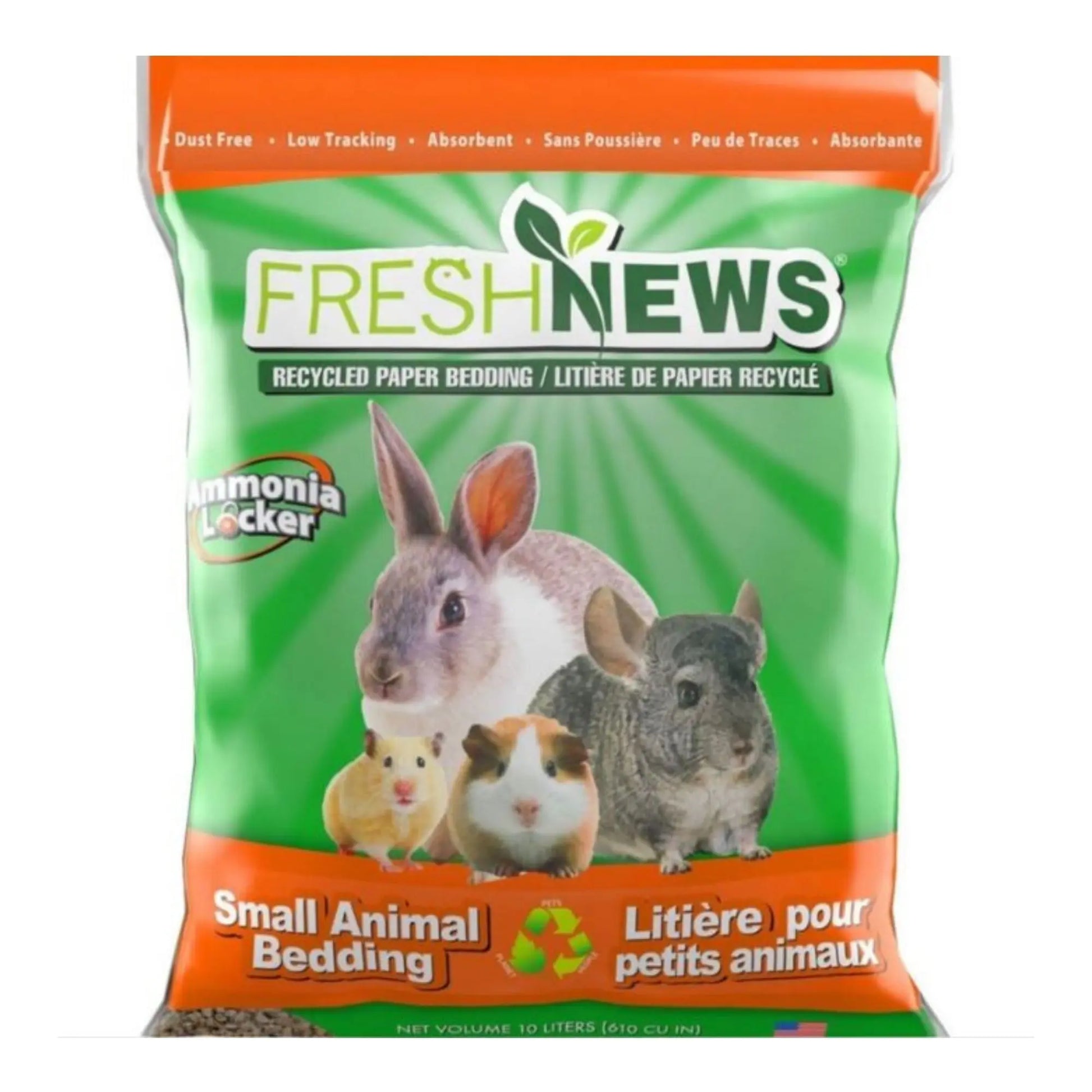Fresh News Small Animal Bedding Gray 10 L Fresh News