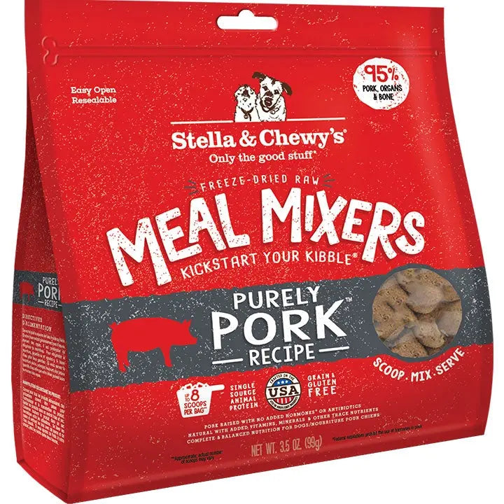 Stella And Chewys Dog Freeze-Dried Mixer Pork 3.5 oz. Stella & Chewys