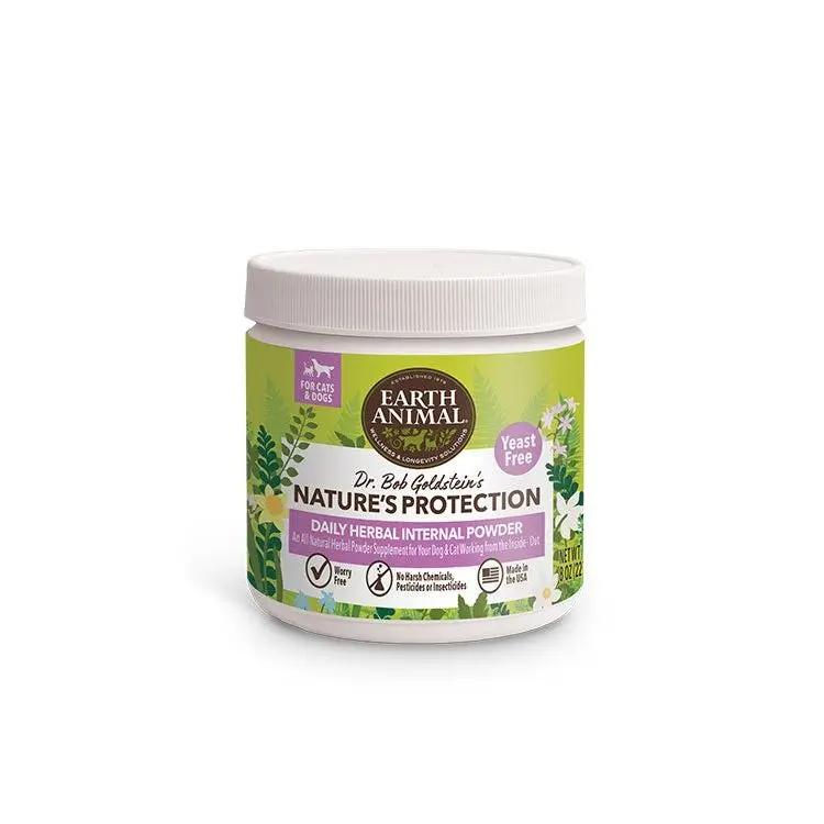 Earth Animal Flea And Tick Program Daily Internal Powder For Dogs 8oz. Yeast Free Earth Animal