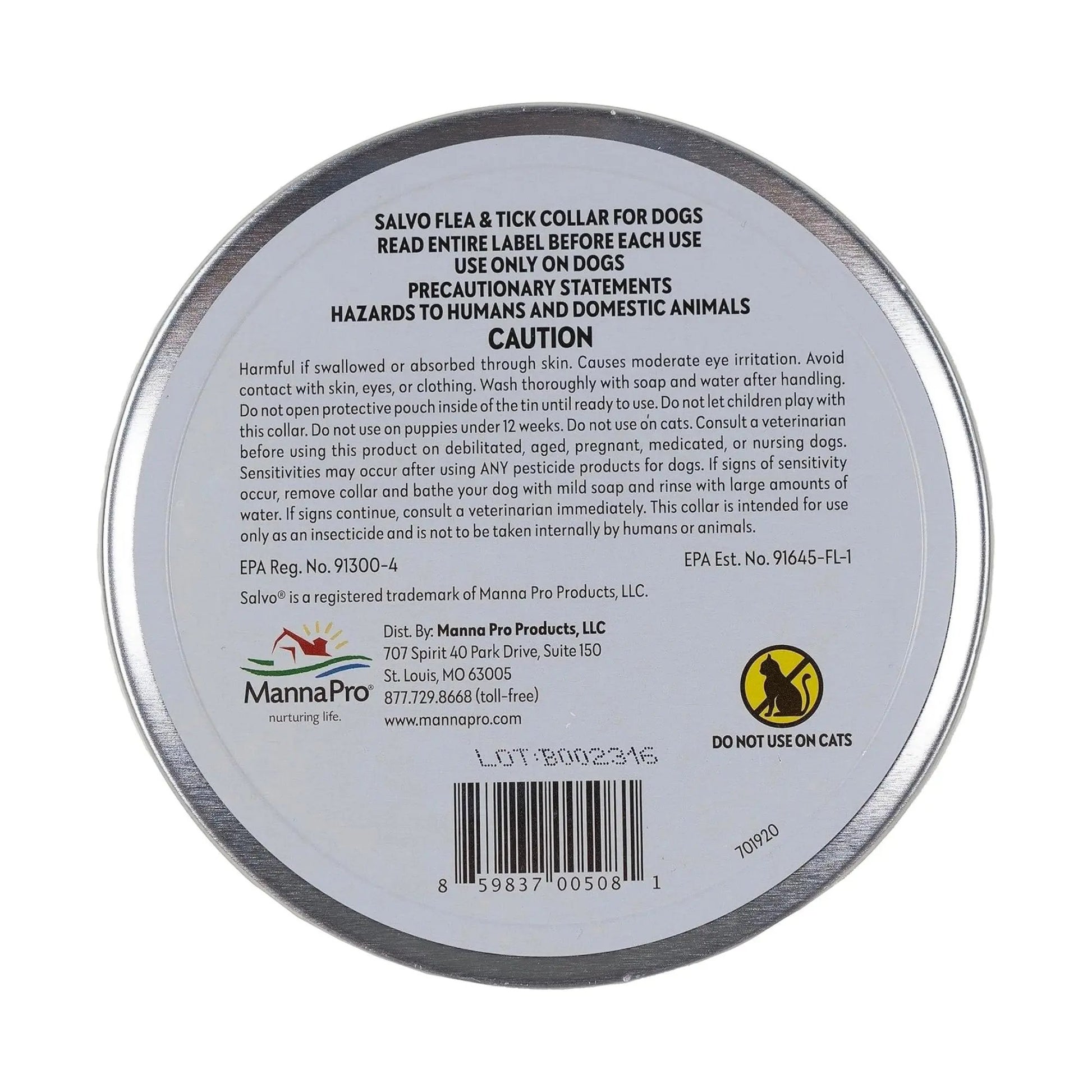 Salvo Flea And Tick Collar For Dogs Large-2 Pk Salvo