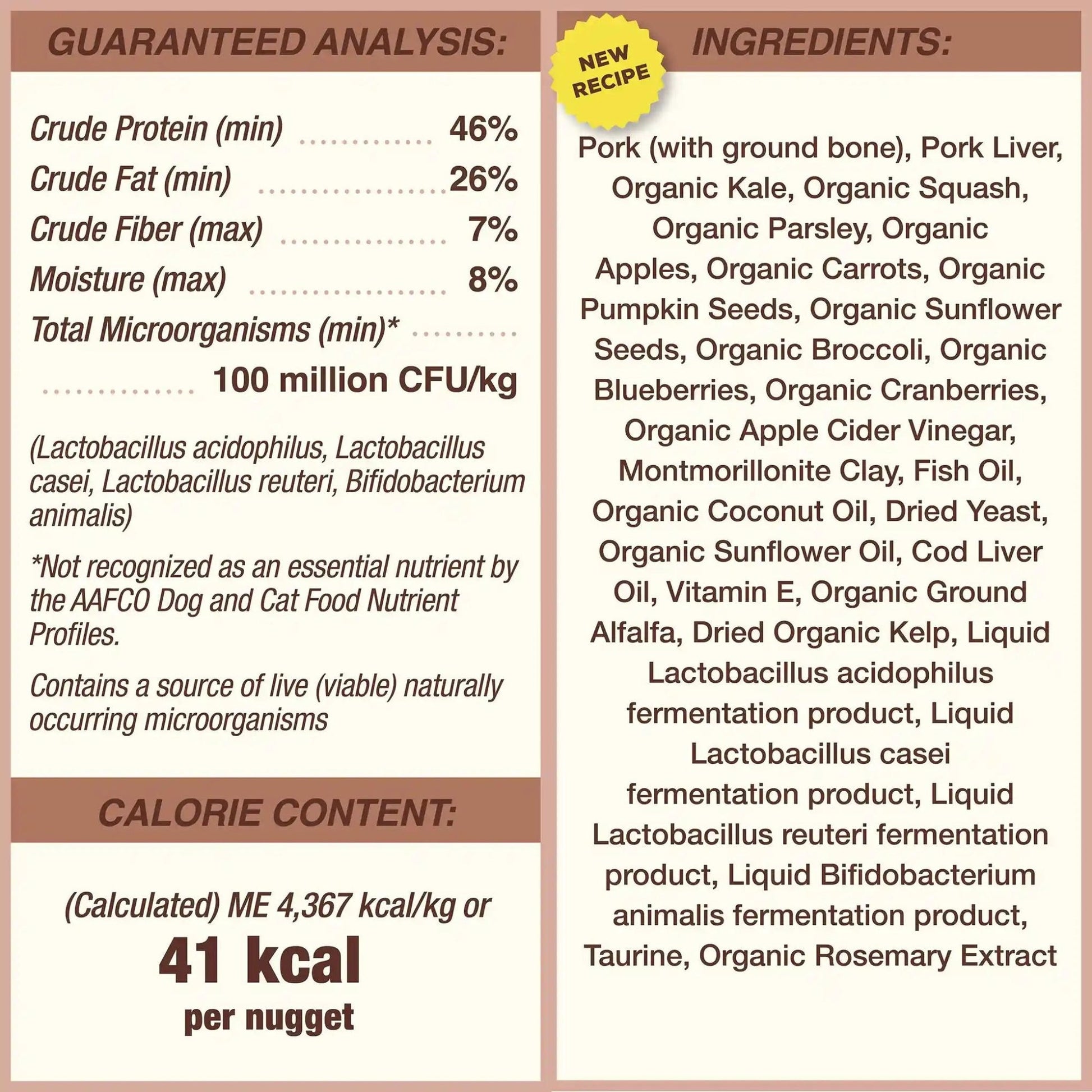 Primal Pet Foods Freeze Dried Dog Food 14oz. Pork Primal Pet Food