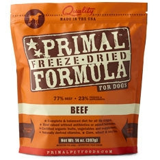 Primal Pet Foods Freeze Dried Dog Food 14oz. Beef Primal Pet Food