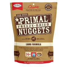 Primal Pet Foods Freeze Dried Dog Food 14oz. Lamb Primal Pet Food