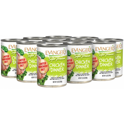 Evanger's Super Premium Chicken Dinner Grain-Free Canned Dog Food Garver