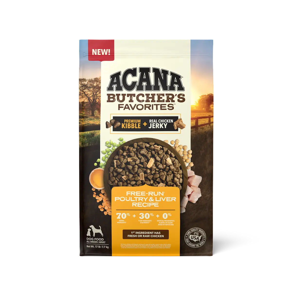 ACANA Butcher's Favorites Grain-Free Free-Run Poultry & Liver Dry Dog Food Pet Food Experts