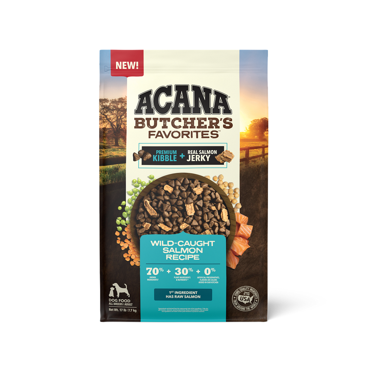 ACANA Butcher's Favorites Grain-Free Wild-Caught Salmon Dry Dog Food Pet Food Experts
