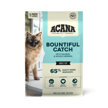 ACANA Bountiful Catch Salmon Catfish & Herring Dry Cat Food Pet Food Experts
