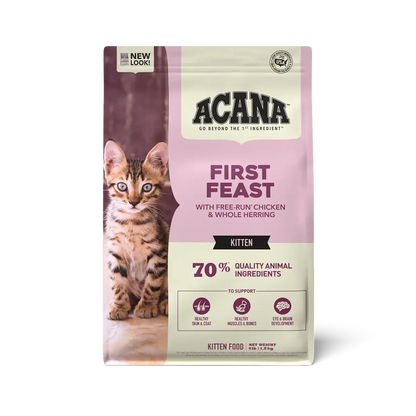 ACANA Kittens First Feast Chicken & Fish Dry Cat Food Pet Food Experts