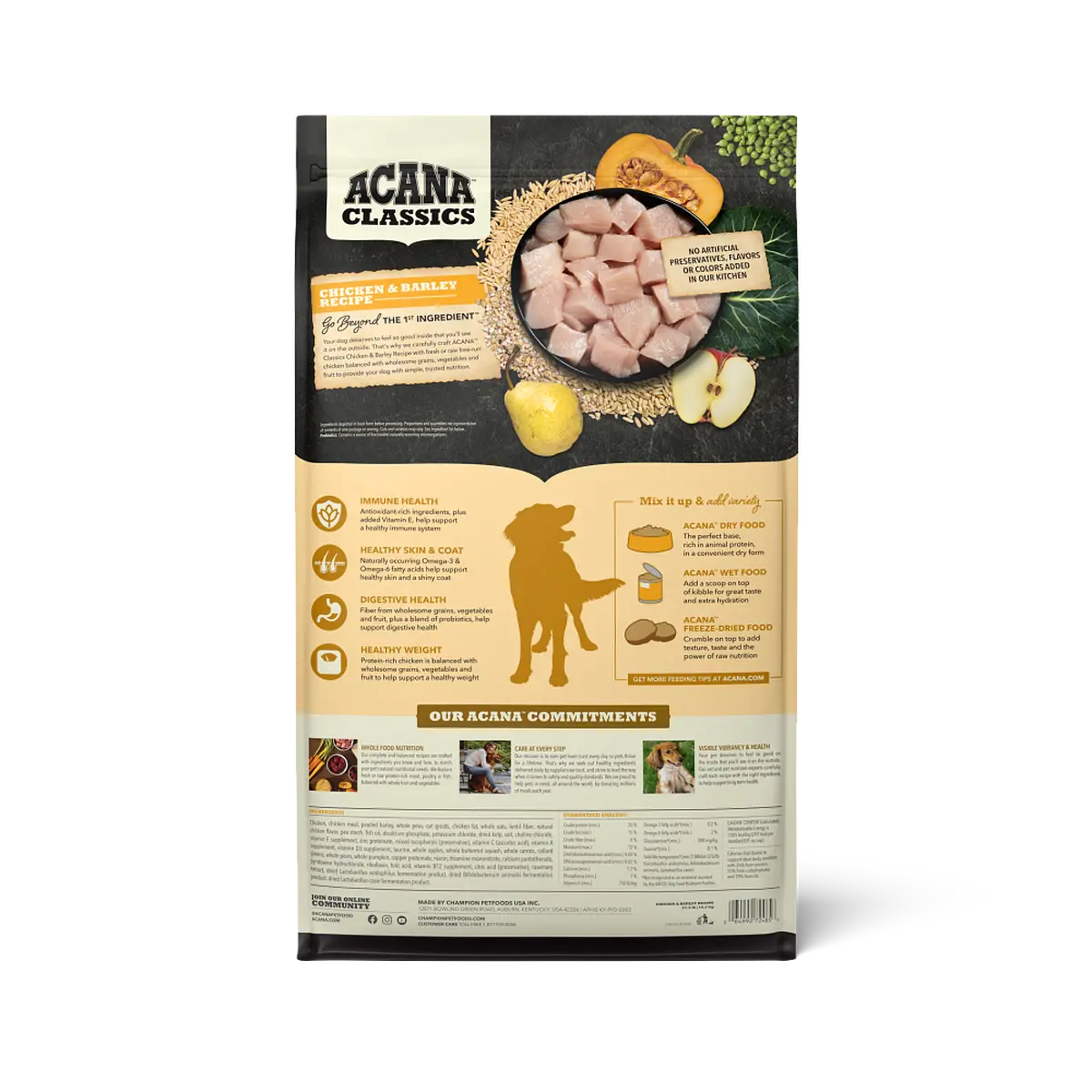 ACANA Dog Classics Chicken & Barley Recipe Pet Food Experts