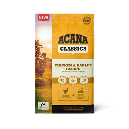 ACANA Dog Classics Chicken & Barley Recipe Pet Food Experts