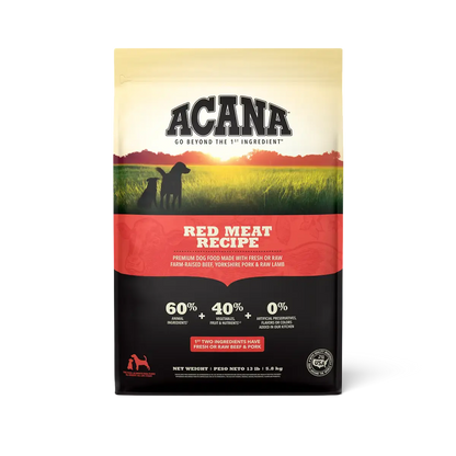 ACANA Red Meat Grain-Free Dry Dog Food Pet Food Experts