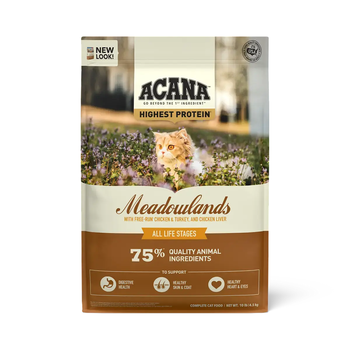 ACANA Meadowlands Chicken Turkey Fish & Cage-Free Eggs Grain-Free Dry Cat Food Pet Food Experts