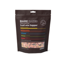 Bare Naked trail mix topper package on a white background