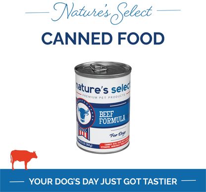 Nature's Select - Beef Formula Paté - Canned Food For Dogs