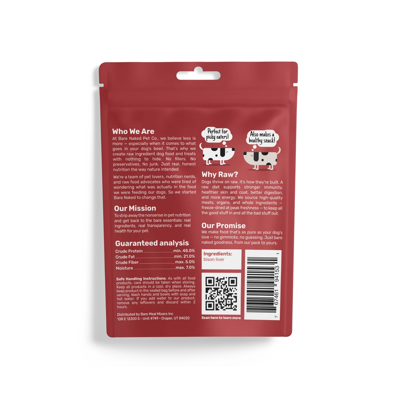 Freeze-Dried Raw Treats by Bare Naked Bare Meal Mixers