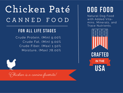 Nature's Select - Chicken Formula Paté - Canned Food For Dogs