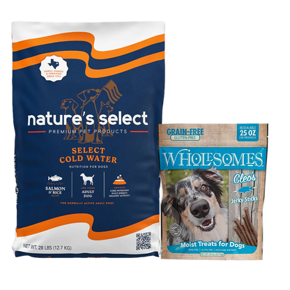 Nature's Select Cold Water Salmon & Rice Recipe, Dry Dog Food for Adults