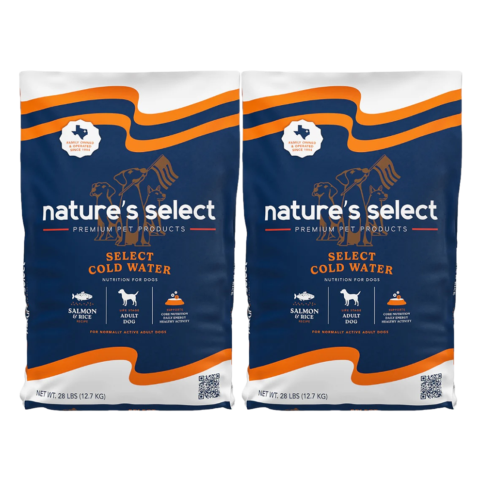 Nature's Select Cold Water Salmon & Rice Recipe, Dry Dog Food for Adults