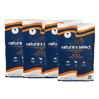 Nature's Select Cold Water Salmon & Rice Recipe, Dry Dog Food for Adults