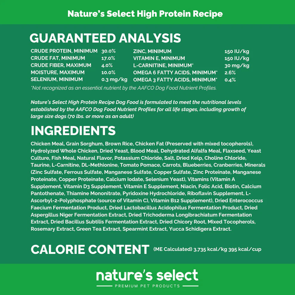 Select High Protein Recipe - Chicken & Rice