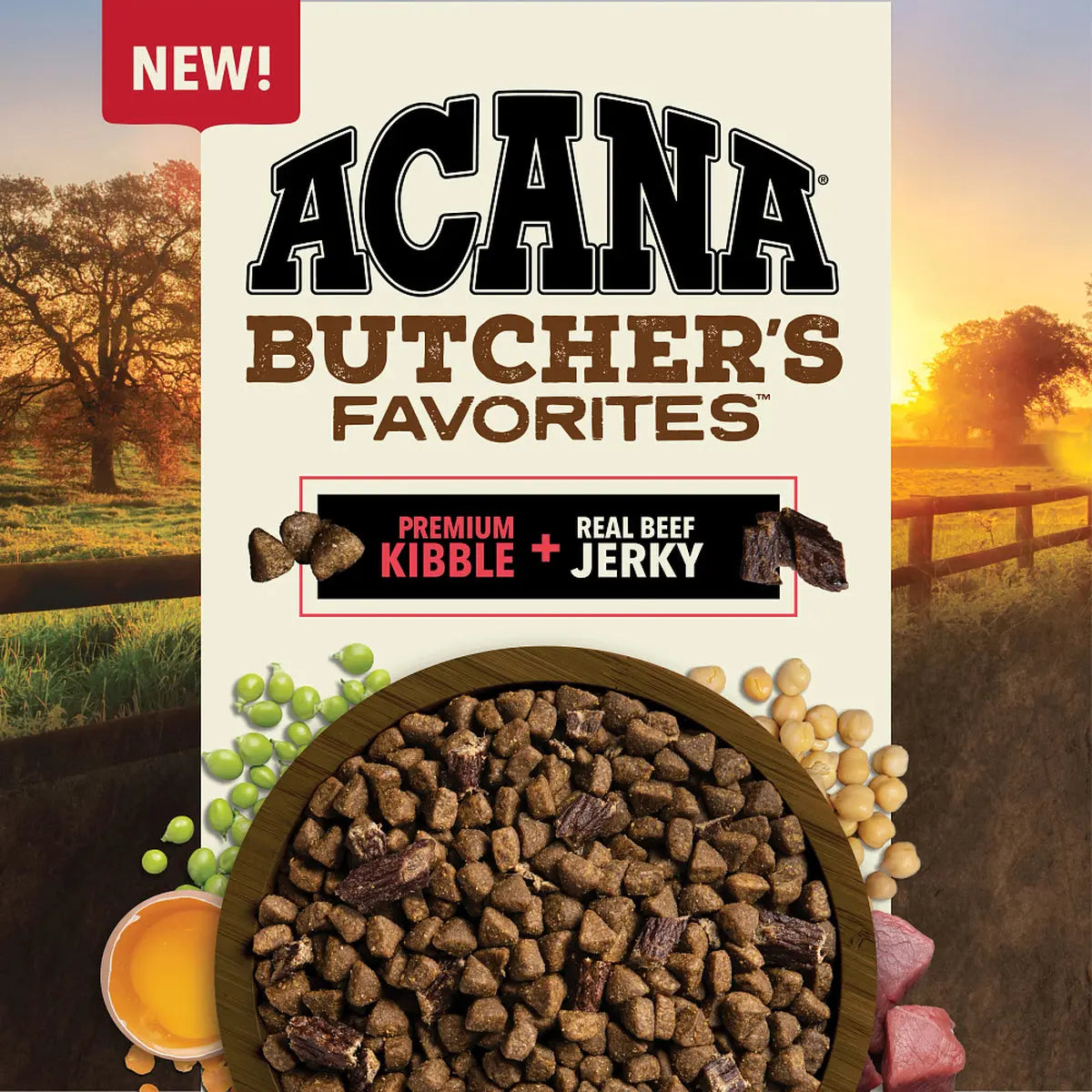 ACANA Butcher's Favorites Grain-Free Farm-Raised Beef & Liver Dry Dog Food Pet Food Experts